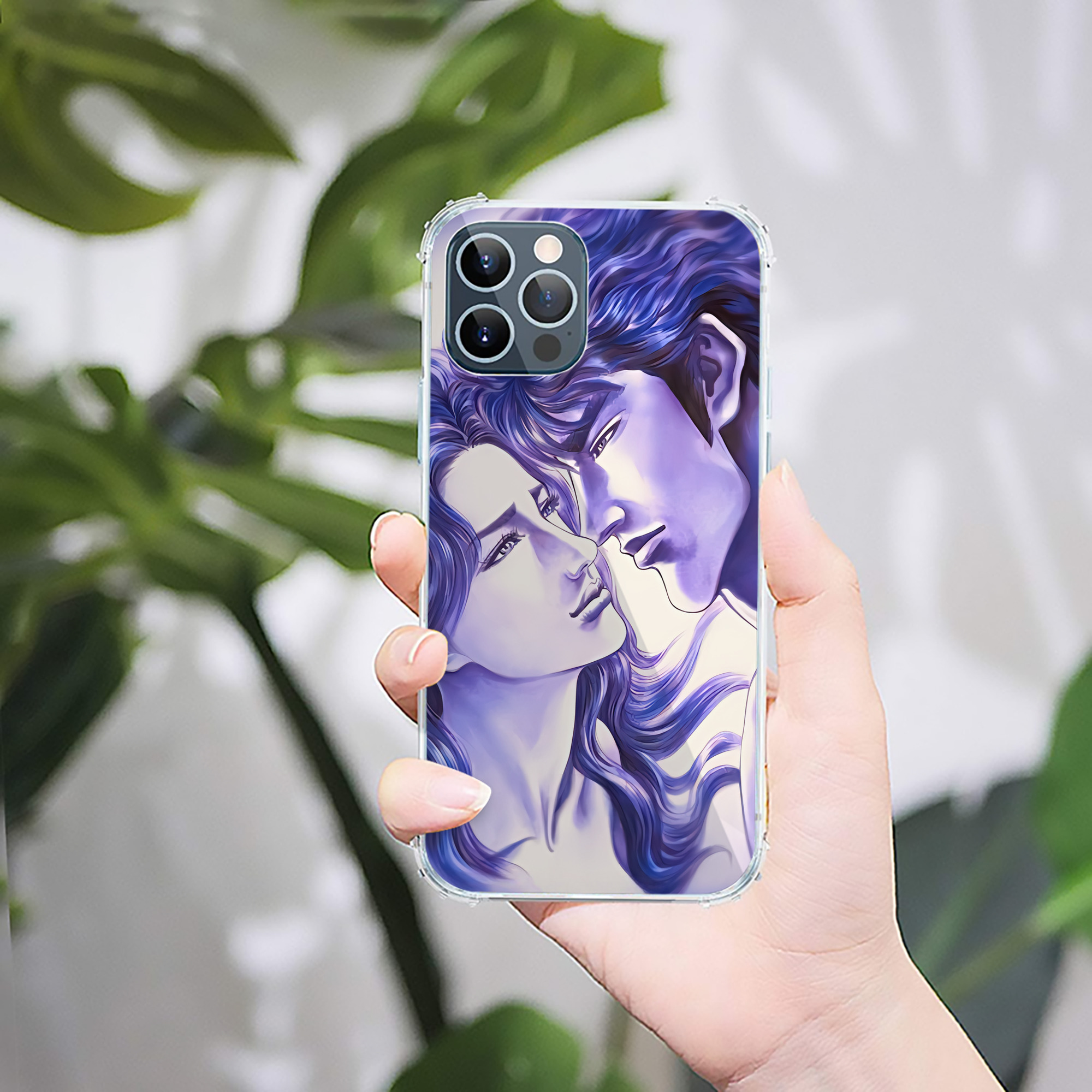 （画像用） 北斗の拳 Fist of the North Star 【iPhone 12シリーズ対応】透明スマホケース（クリアソフトケース）